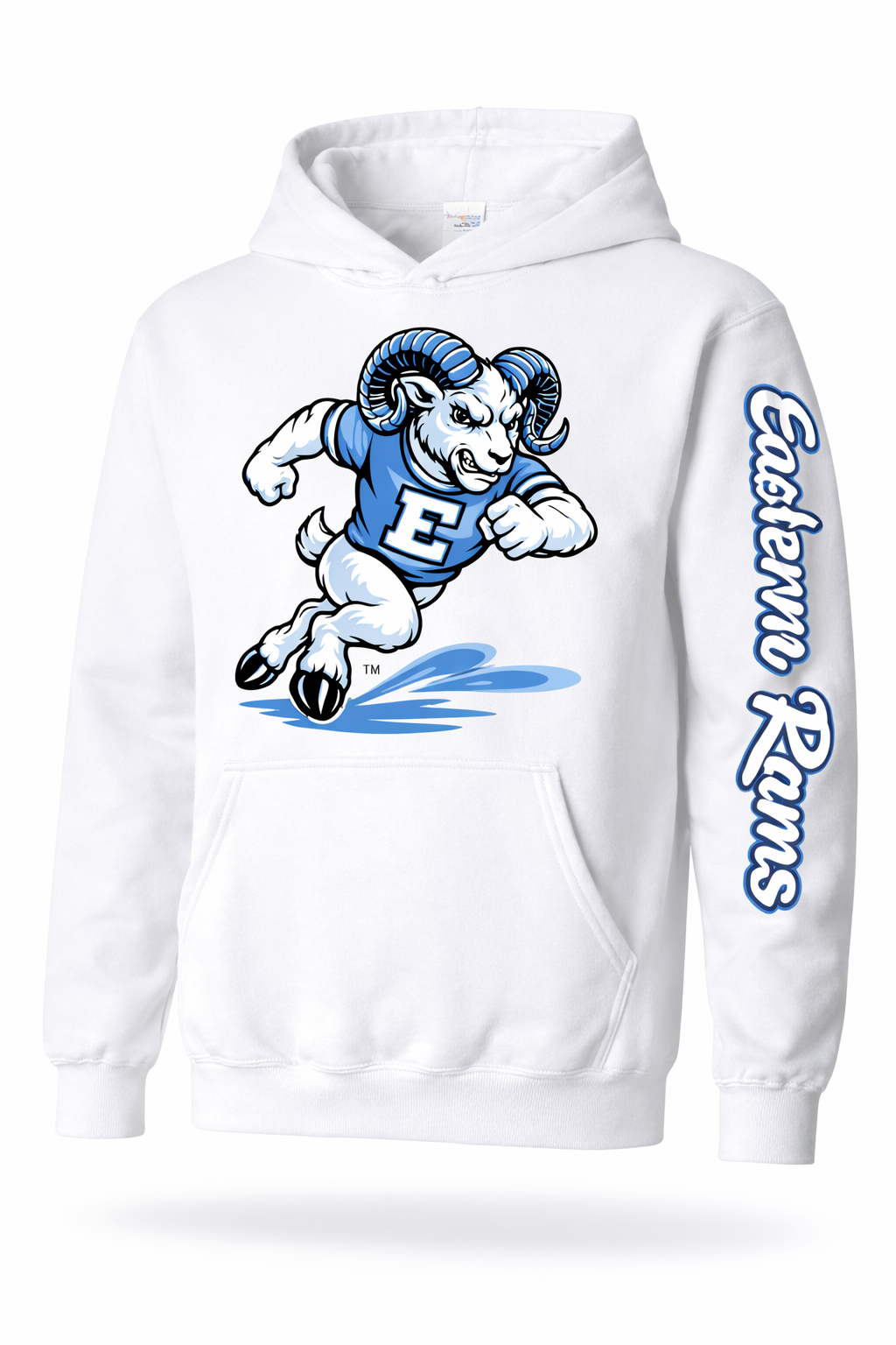 Eastern Rams Mascot Logo Hoodie