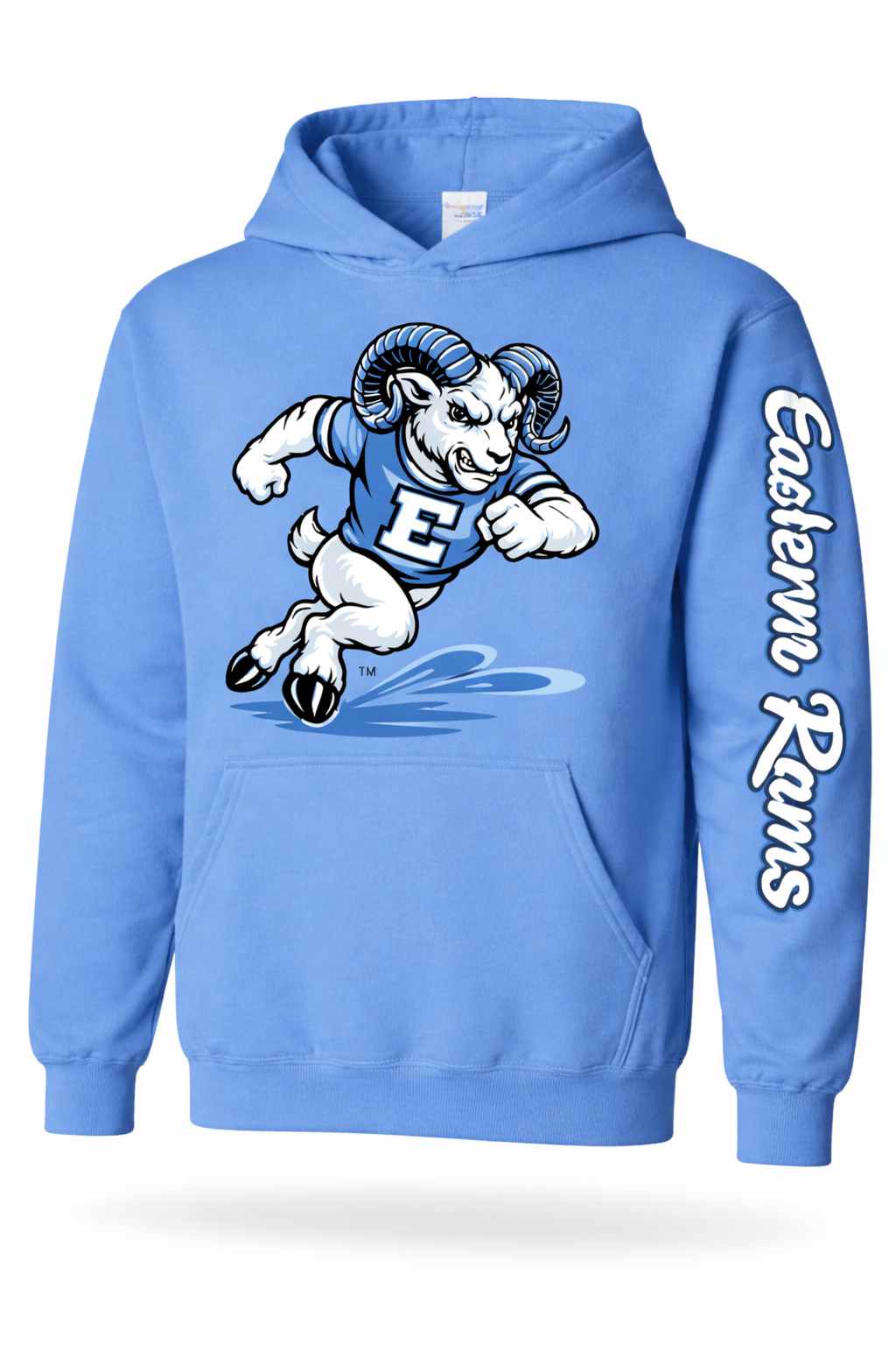 Eastern Rams Mascot Logo Hoodie