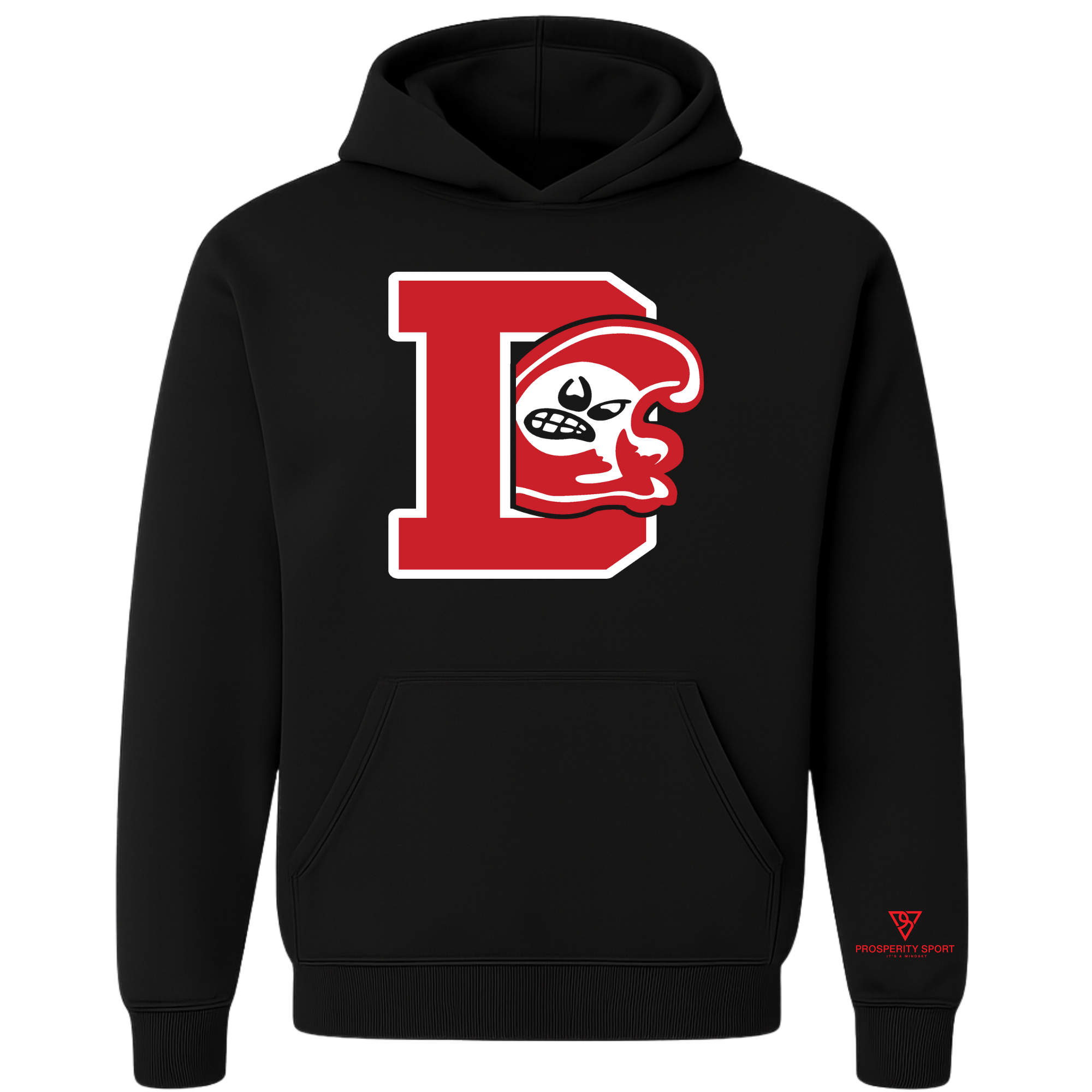 Dunbar Letter and Mascot Hoodie
