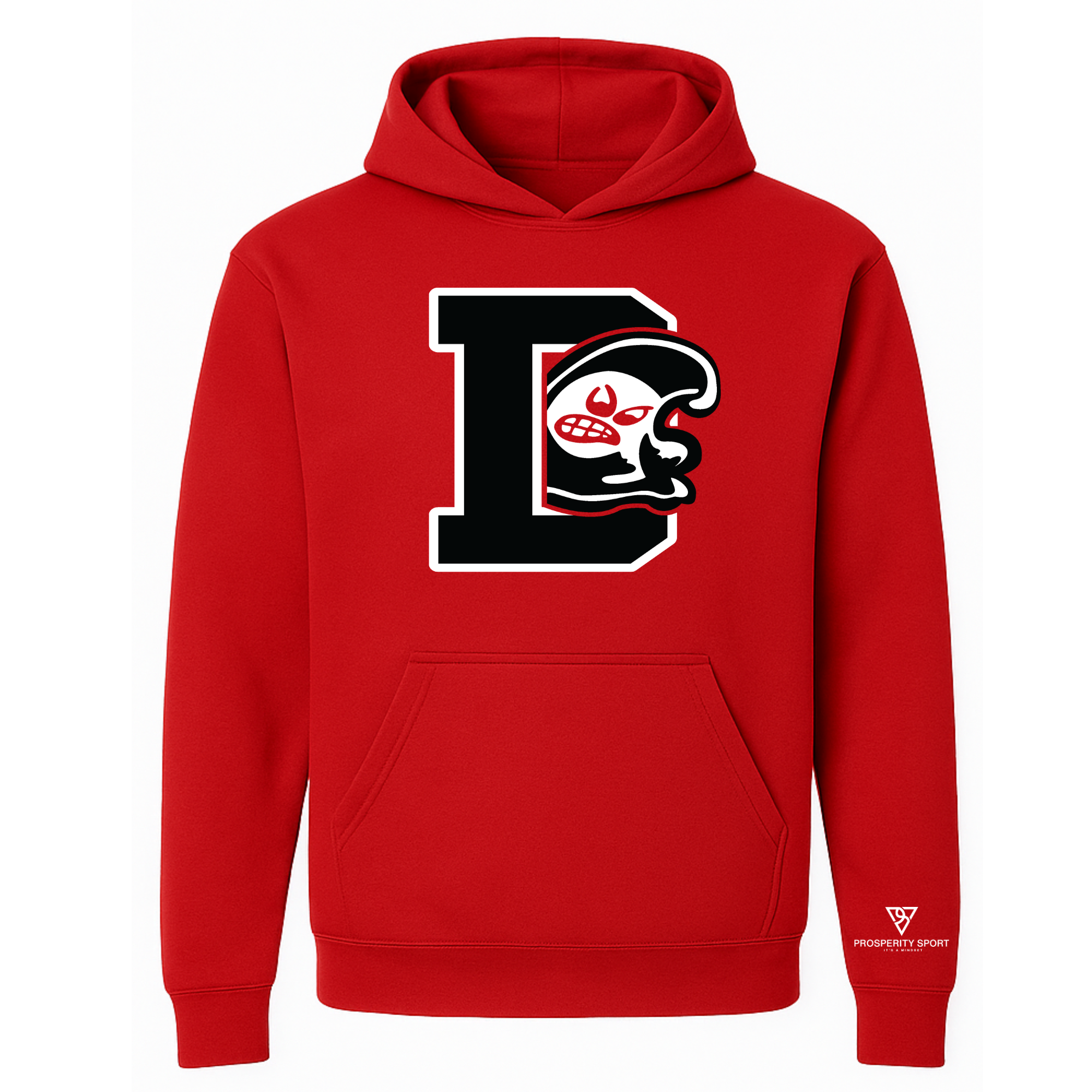 Dunbar Letter and Mascot Hoodie