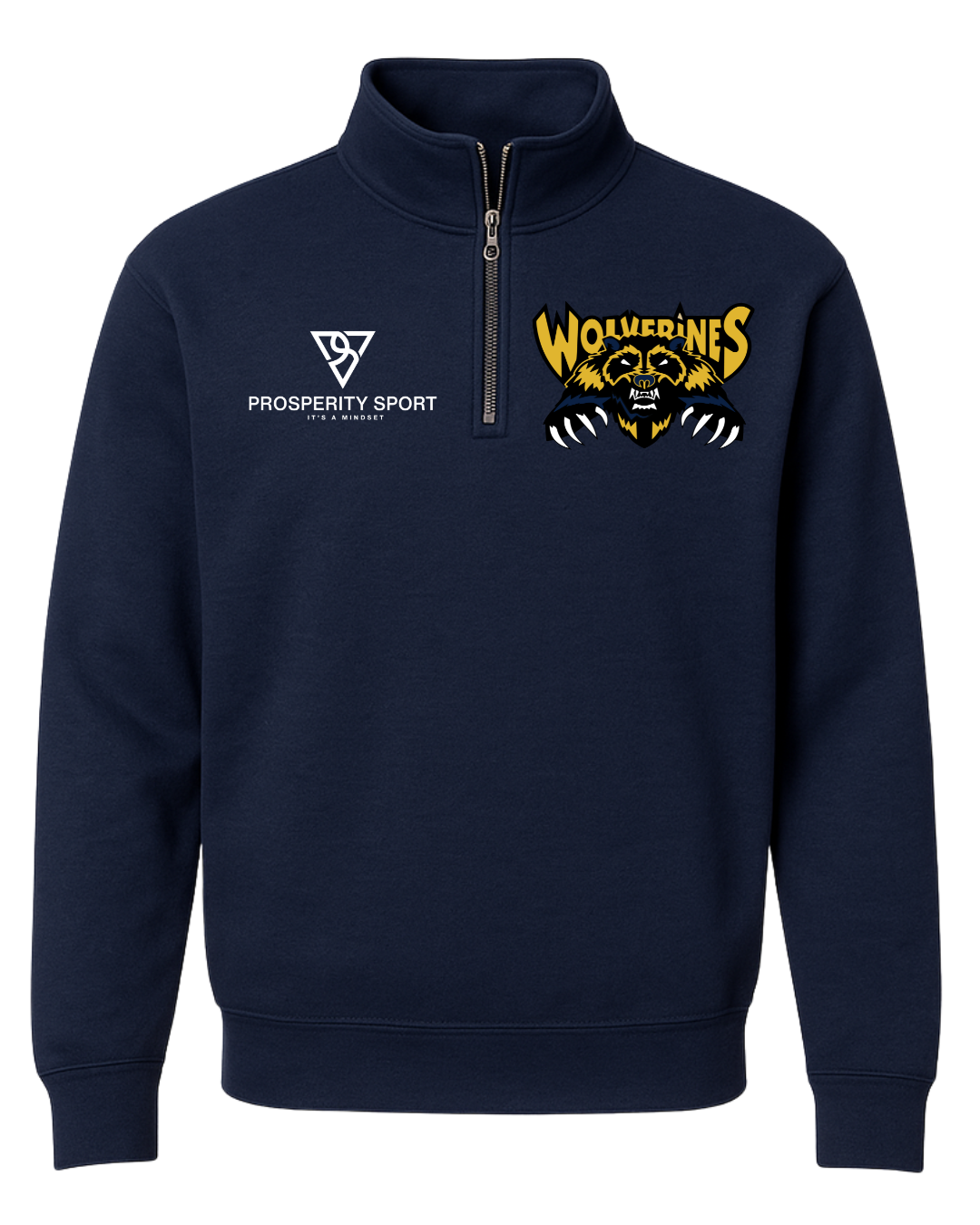 Potomac Wolverines Logo 1/4 Zip