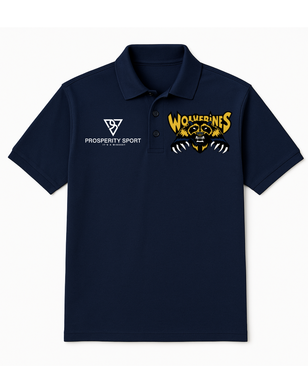 Potomac Wolverine Logo Polo