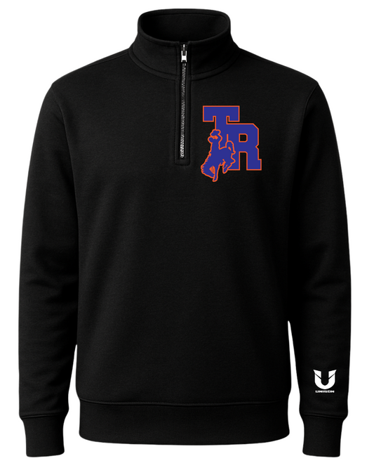Roosevelt TR and Horse 1/4 Zip Sweater